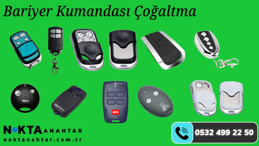 Bahçeşehir Bariyer Kumandası Kopyalama – Çoğaltma – Tamir