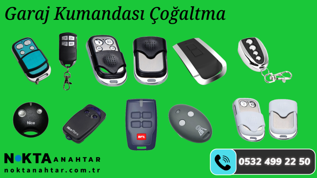 Bahçeşehir Garaj Kumandası Çoğaltma – Kopyalama – Tamir